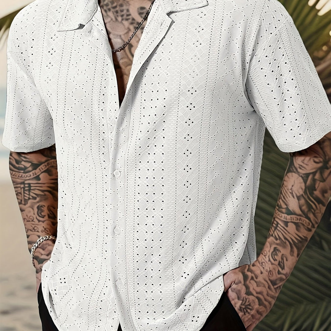 Hayes | Men's Solid Color Button-Up Shirt