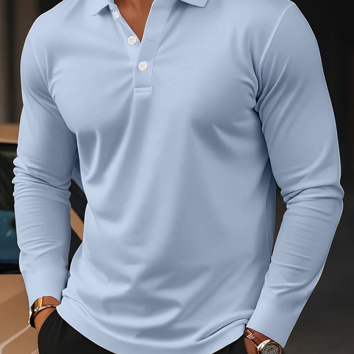 Duncan | Men's Long Sleeve Polo Shirt