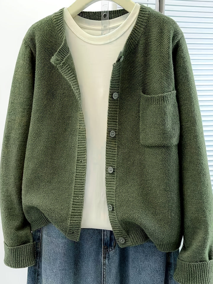 Katherine | Relaxed Button-Front Cardigan