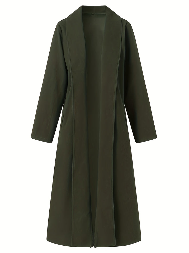 Eleonora | Draped Longline Coat