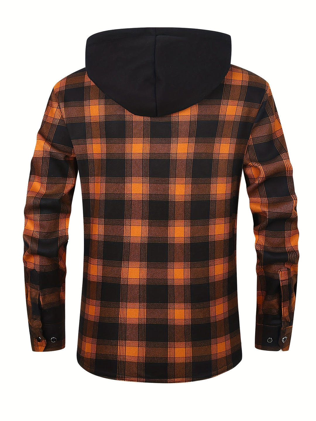 Nolan | Hooded Plaid Shirt Jacket