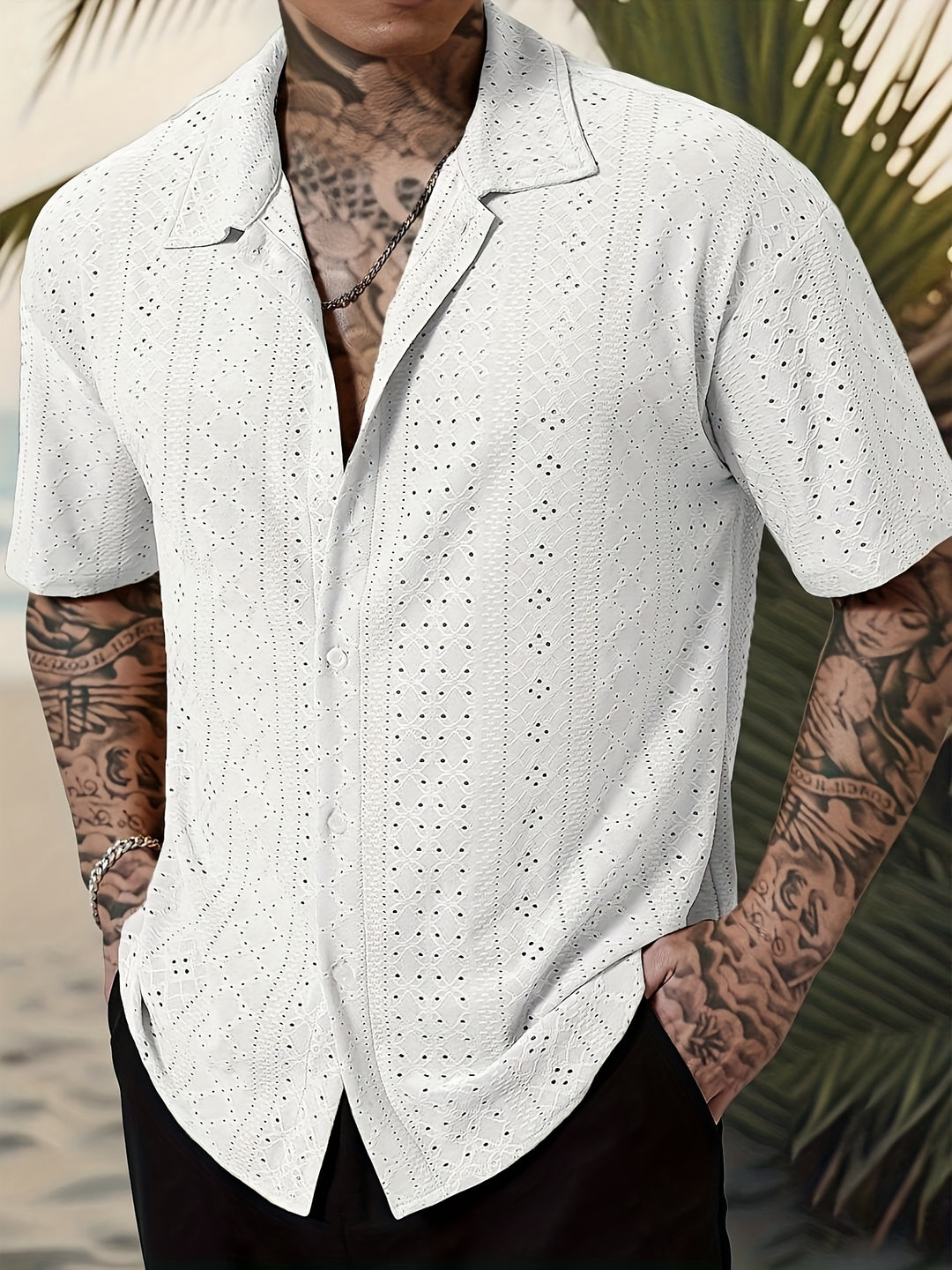 Hayes | Men's Solid Color Button-Up Shirt