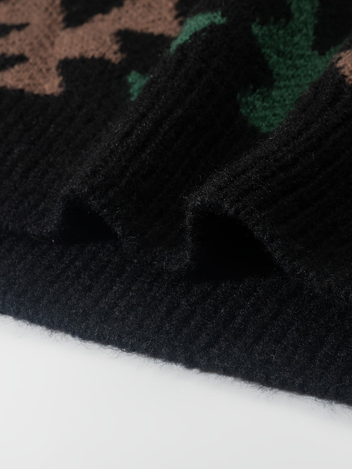 Harrison | Patterned Crewneck Sweater
