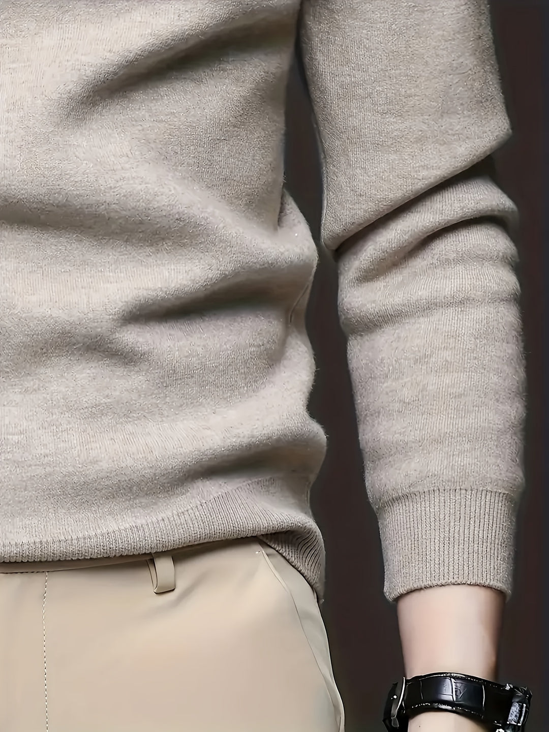 Callen | Mock Neck Knit Sweater