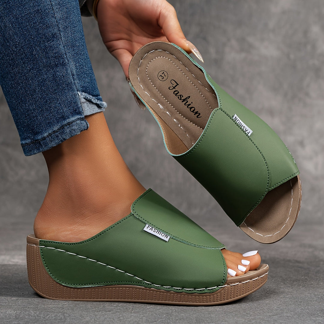 Emmeline | Cushioned Arch-Support Wedge Sandals