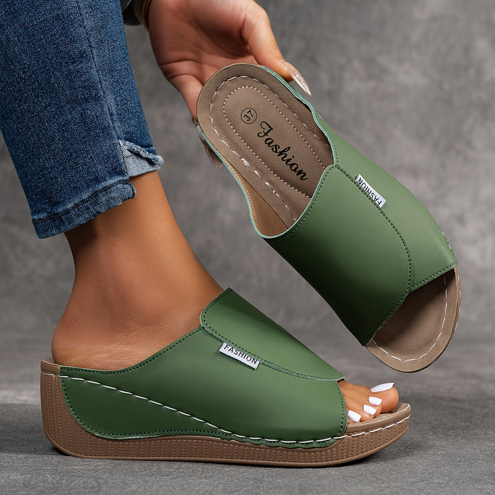 Emmeline | Cushioned Arch-Support Wedge Sandals