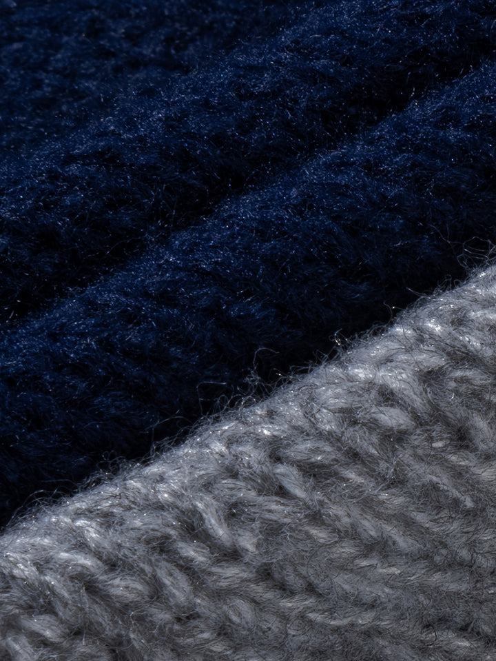 Landon | Textured Colourblock Pullover