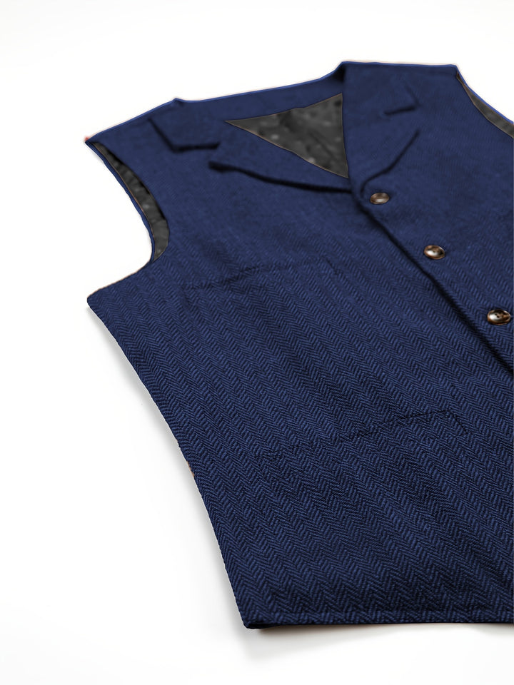 Barnaby | Heritage Herringbone Vest