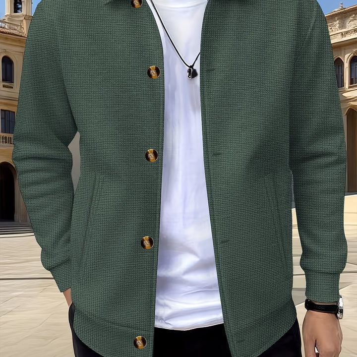 Spencer | Textured Button-Up Jacket