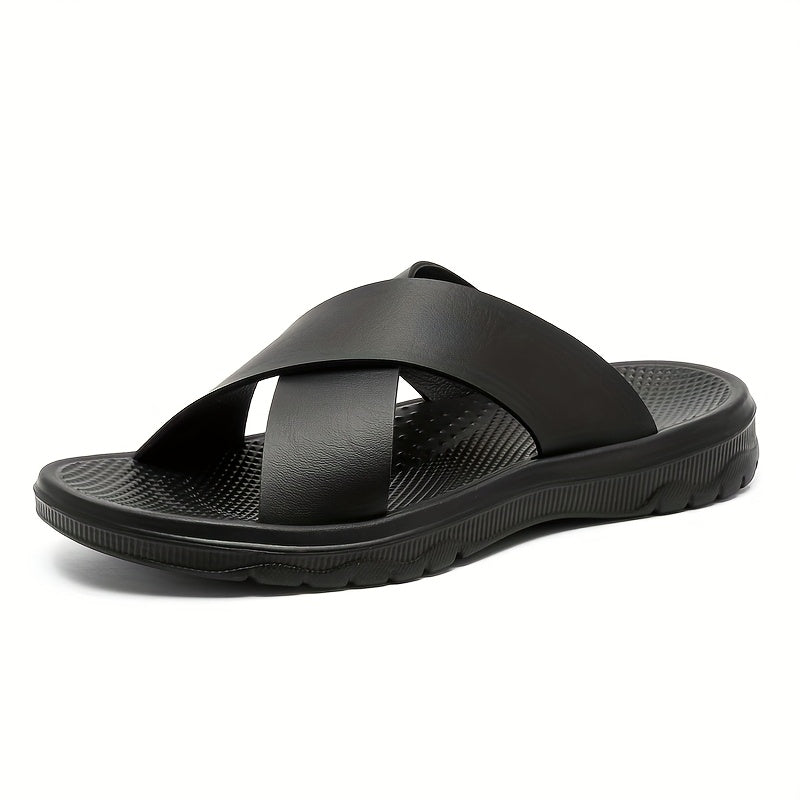 Slater | Men's Embossed Slide Sandals