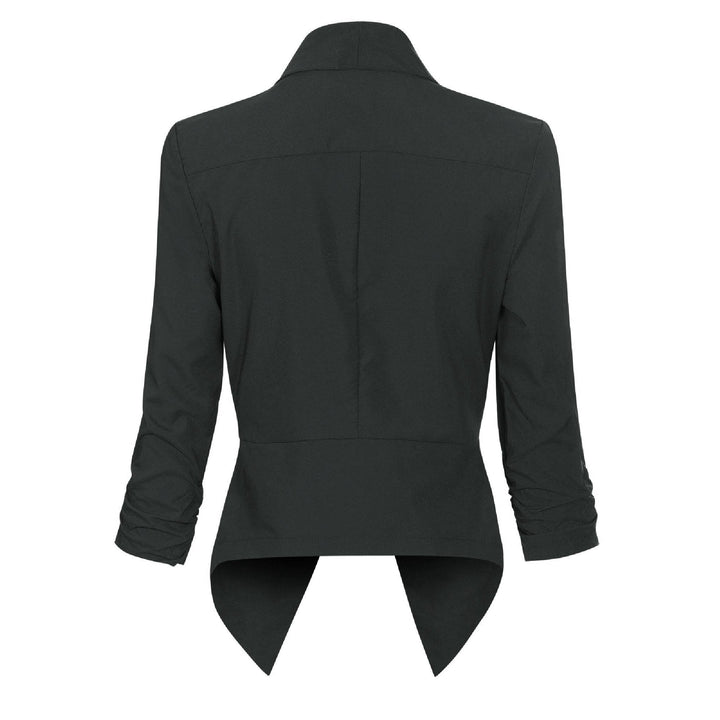 Ophelia | Open-Front Draped Blazer