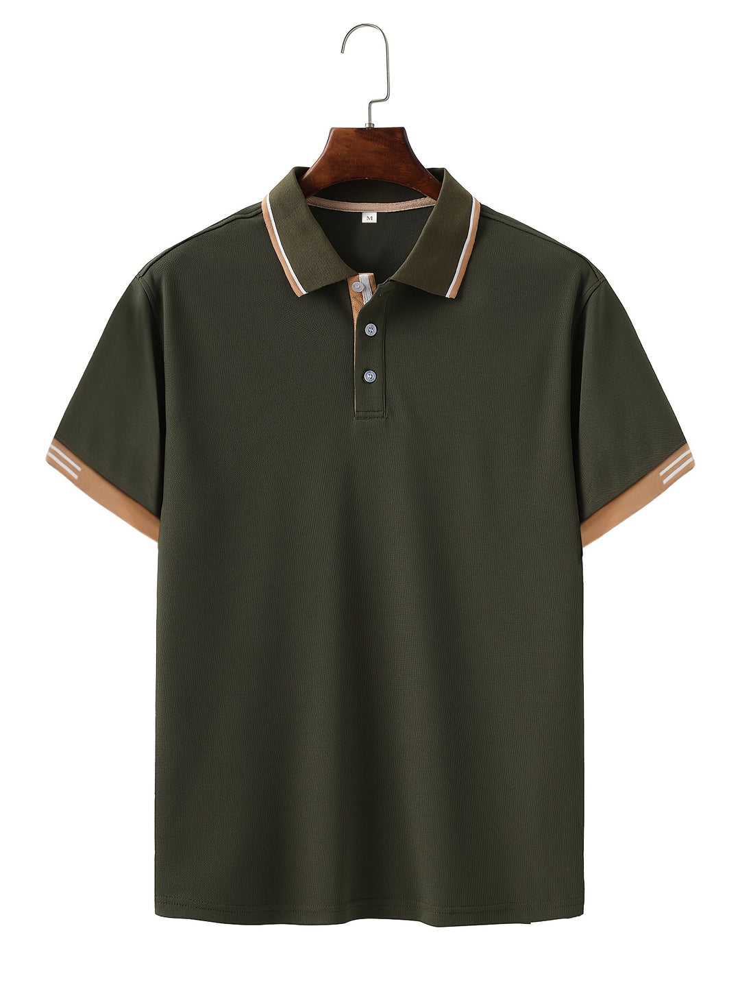 Shane | Men's Contrast Tipped Pique Polo Shirt