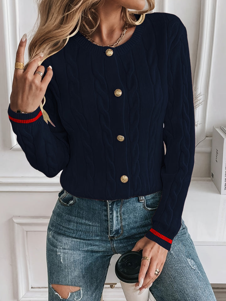 Isadora | Refined Cable-Knit Cardigan