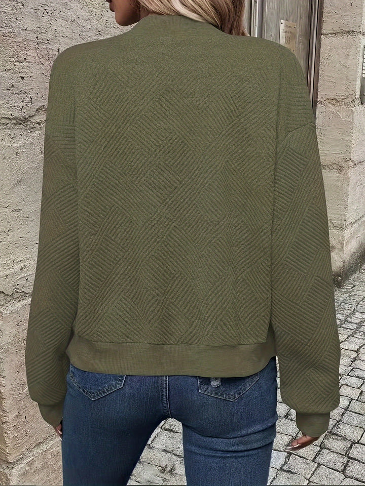 Charlotte | Textured Zip-Up Jacket