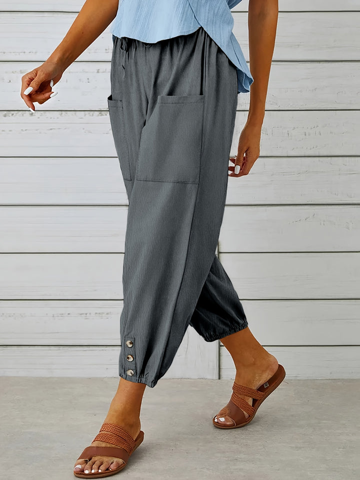 Lorraine | Relaxed Cropped Wide-Leg Pants