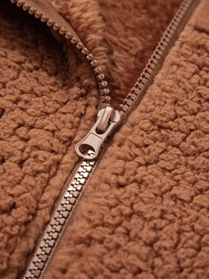 Elsie | Cozy Hooded Zip Jacket