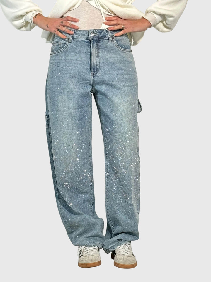 Camryn | Sparkle Wide-Leg Pants