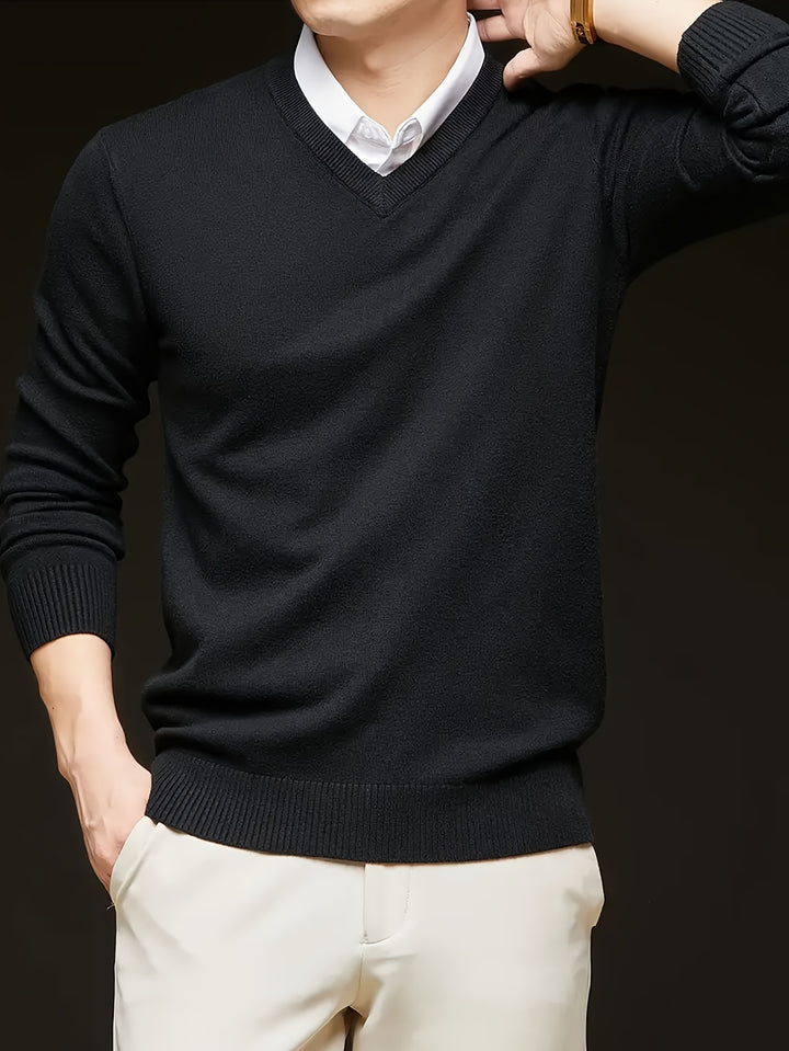 Theodore | Refined V-Neck Sweater