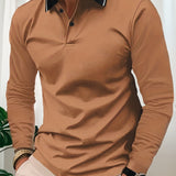 Harvey | Refined Long-Sleeve Polo Shirt