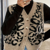 Talia | Button-Front Knit Vest