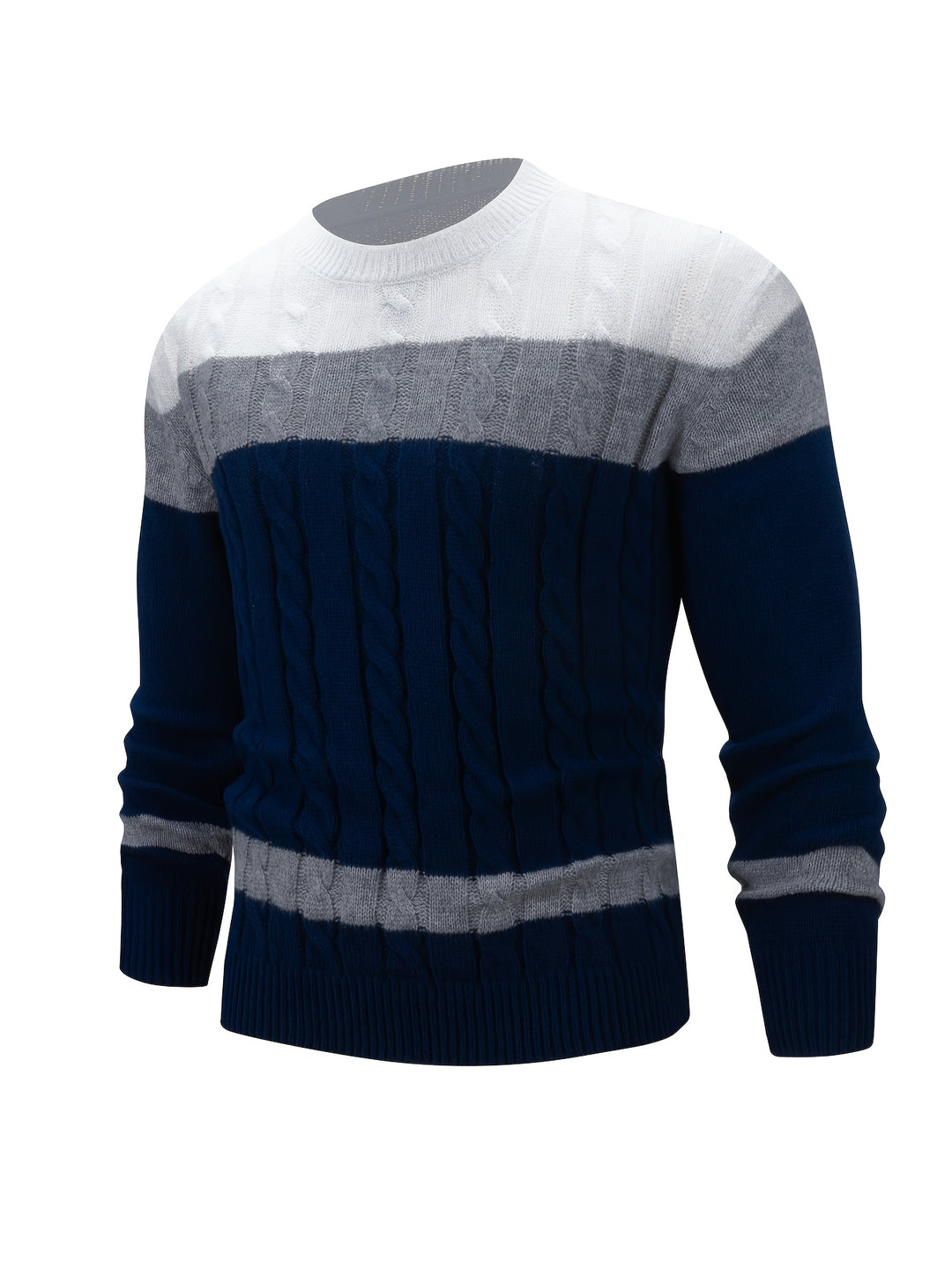 Landon | Textured Colourblock Pullover