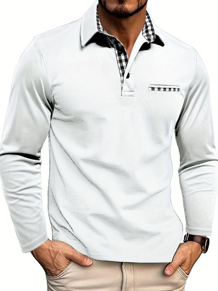 Colton | Refined Long-Sleeve Polo Shirt