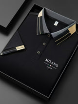 Alessio | Men's Contrast-Tipped Collar Polo