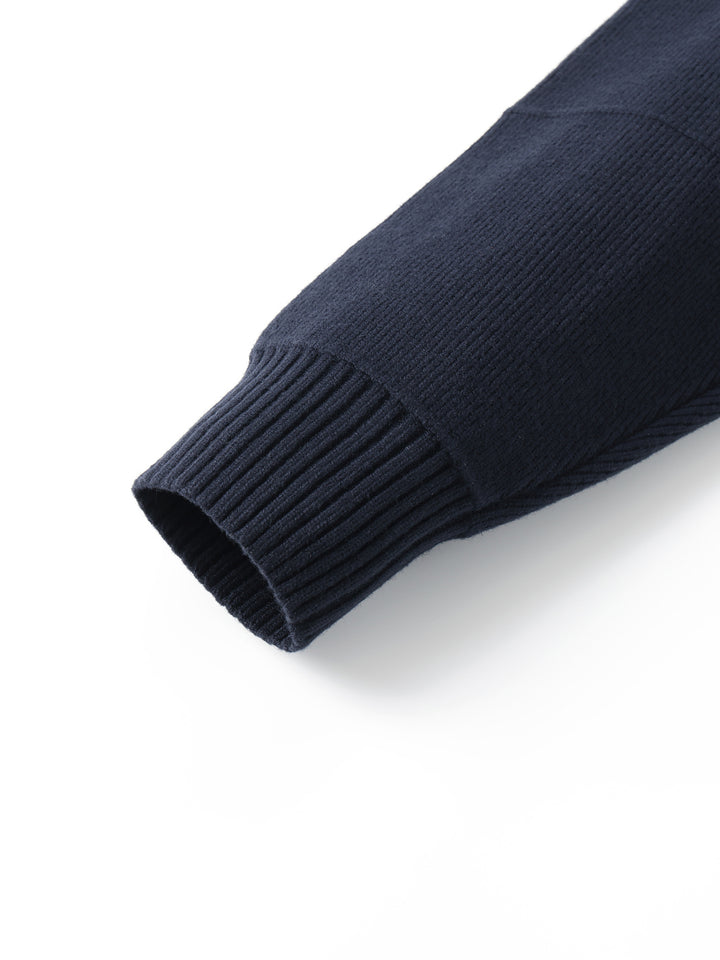 Rutherford | Zip-Up High-Neck Cardigan