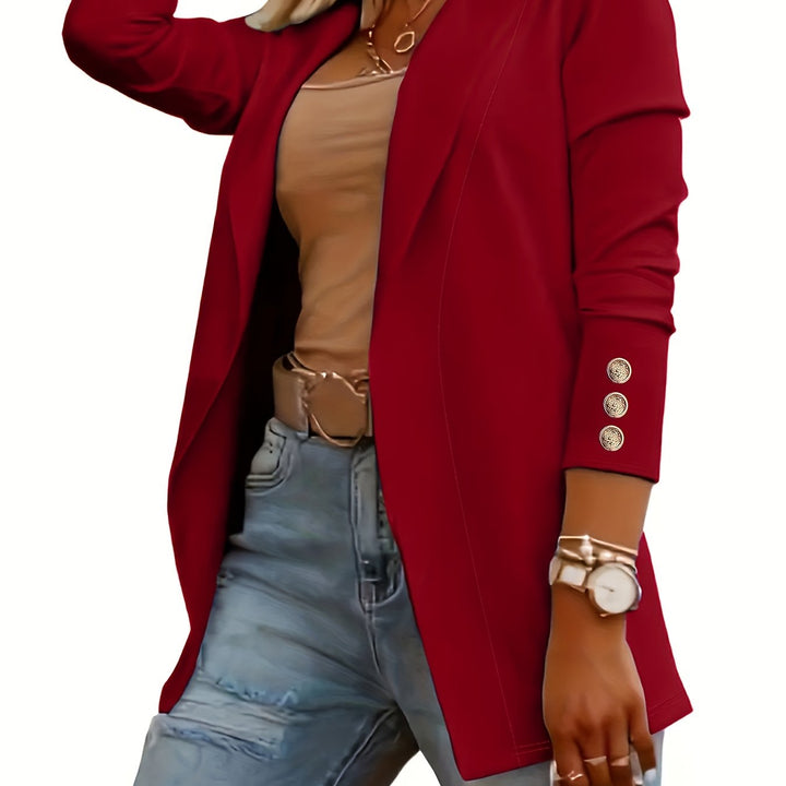 Margaret | Tailored Open-Front Blazer