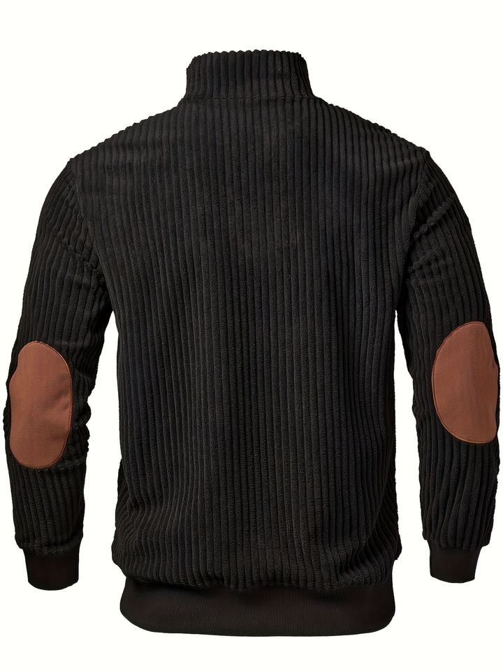 Calvin | Half-Zip Ribbed Pullover