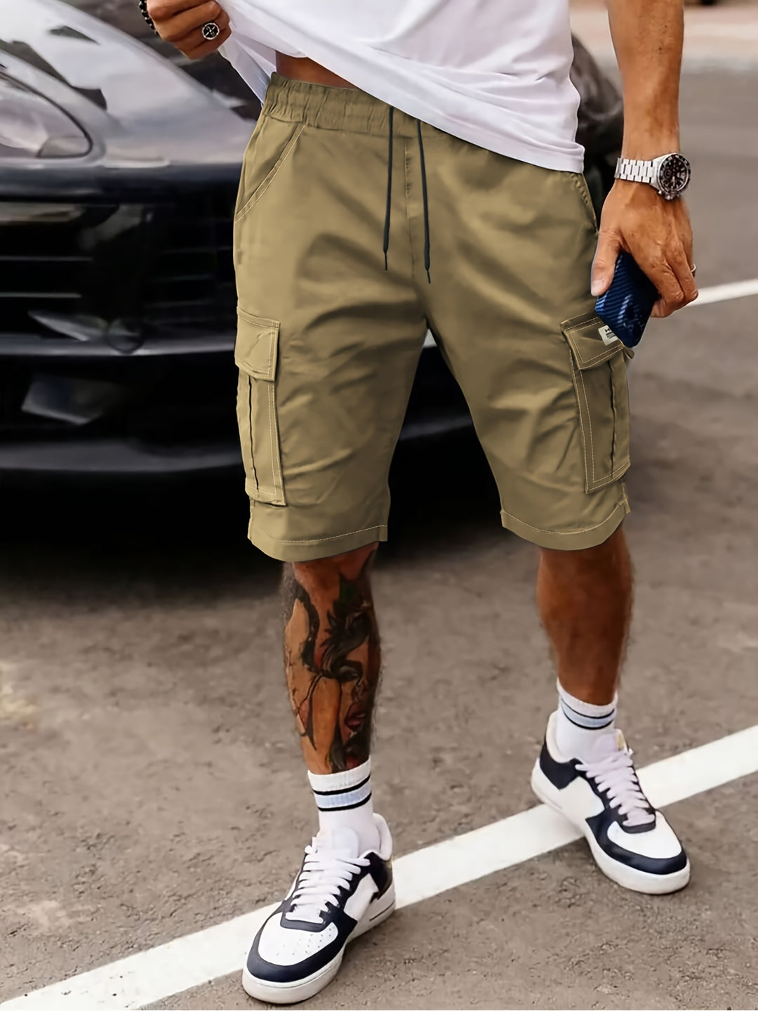 Reid | Men's Casual Multi-Pocket Workwear Shorts