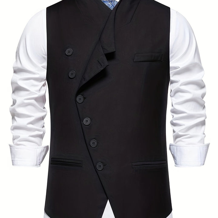 Chandler | Tailored Slant-Button Vest