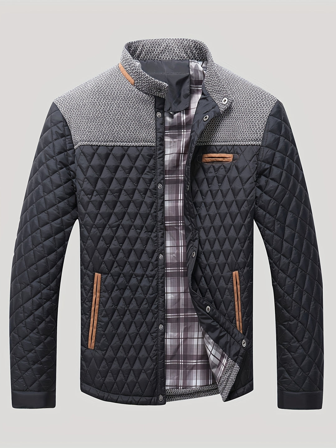 Hollis | Quilted Stand-Collar Jacket