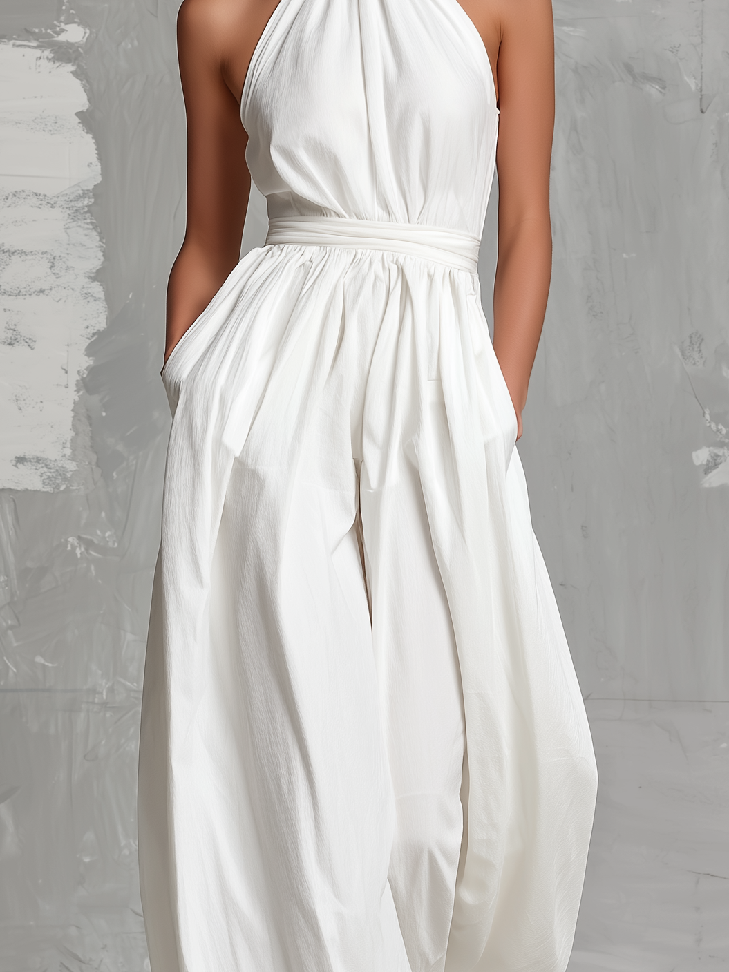 Selene | Elegant Halter-Neck Jumpsuit