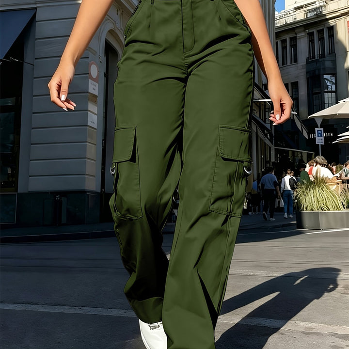 Sabine | High-Waisted Cargo Pants