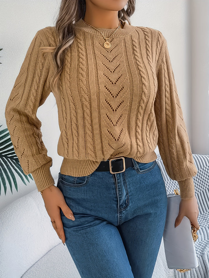 Marjorie | Soft Cable-Knit Sweater