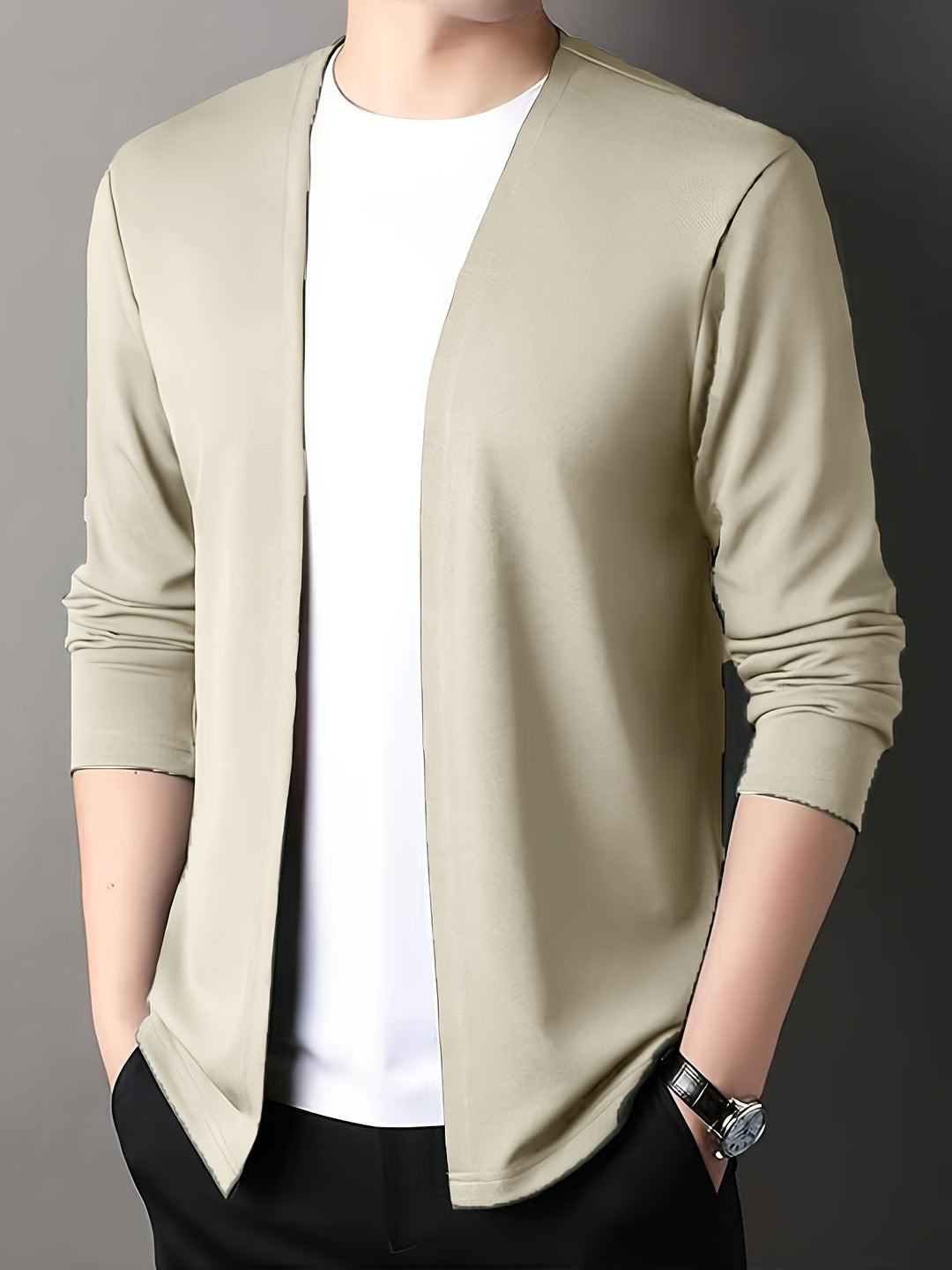 Malcolm | Open-Front Lightweight Cardigan