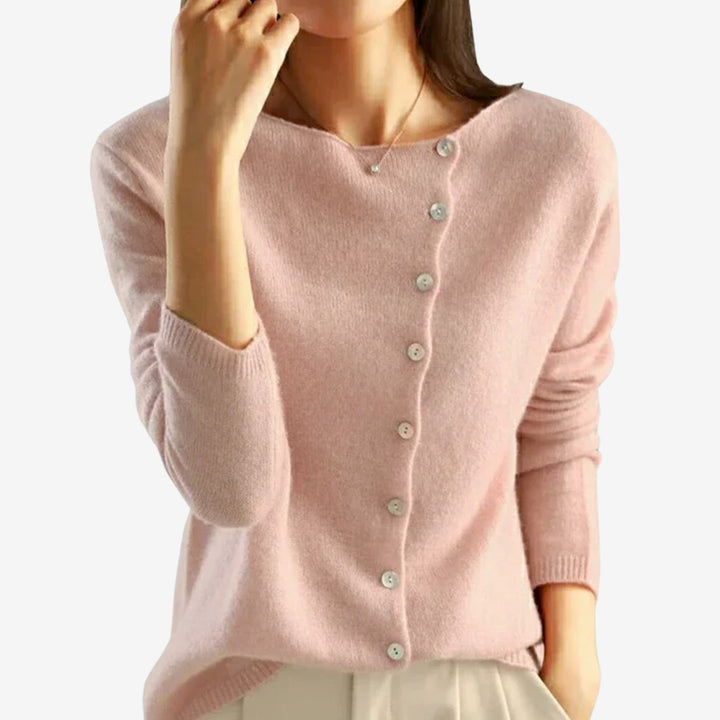 Evelina | Refined Button-Front Cardigan