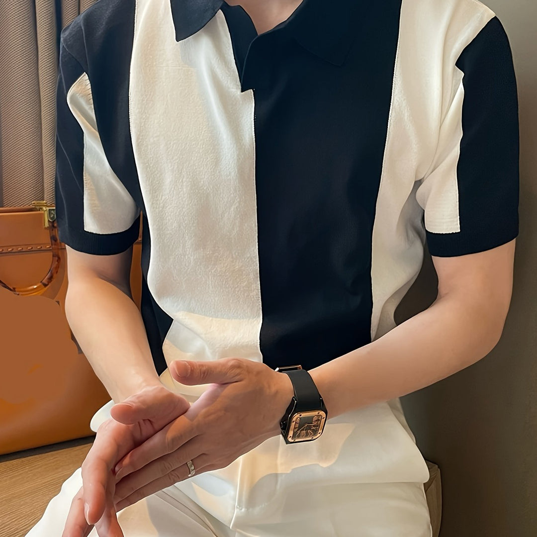 Brant | Men's Colour Block Striped Short Sleeve Shirt