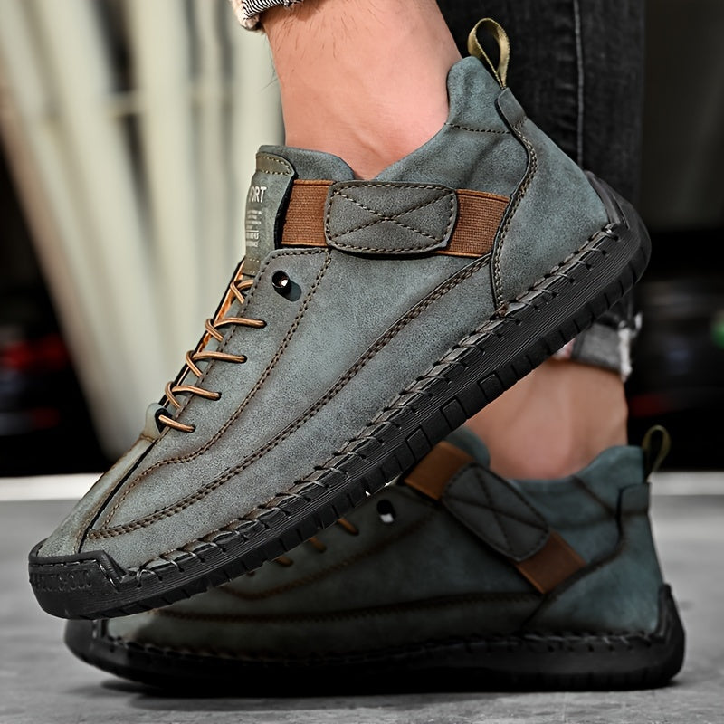 Leighton | Men's Hand-Stitched Lace-Up Casual Shoe