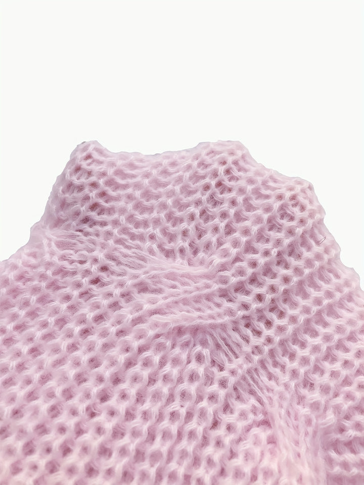 Evangeline | Bow-Detail Knit Cardigan