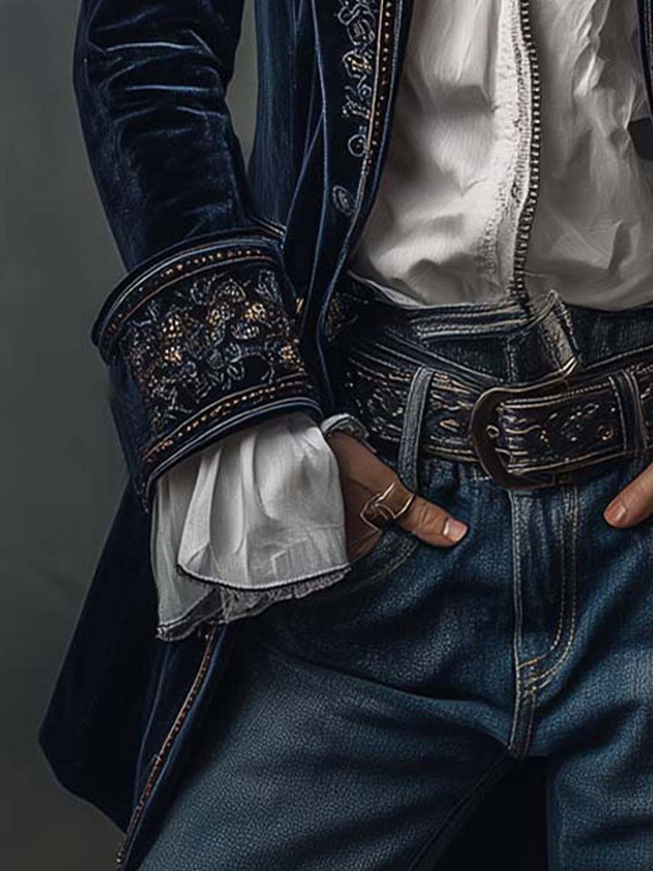 Anastasia | Embroidered Longline Jacket