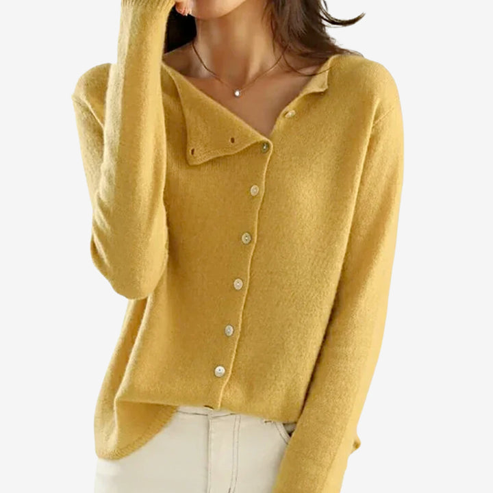 Evelina | Refined Button-Front Cardigan