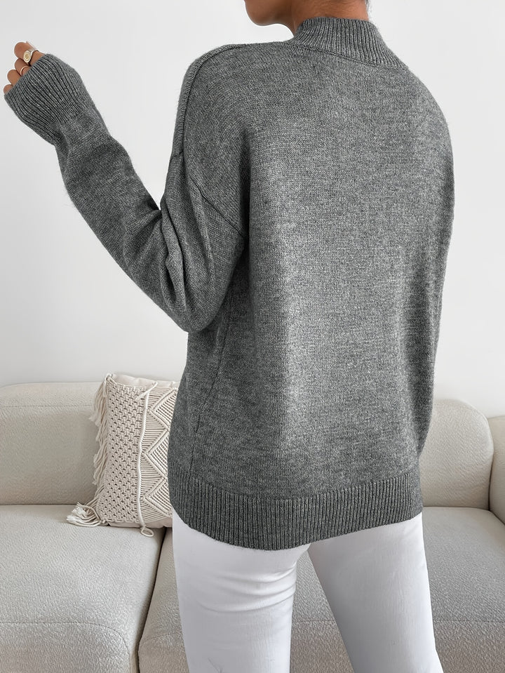 Juniper | Relaxed Mock Neck Sweater