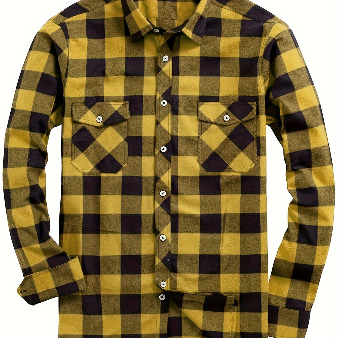 Emory | Rugged Check Button-Up Shirt