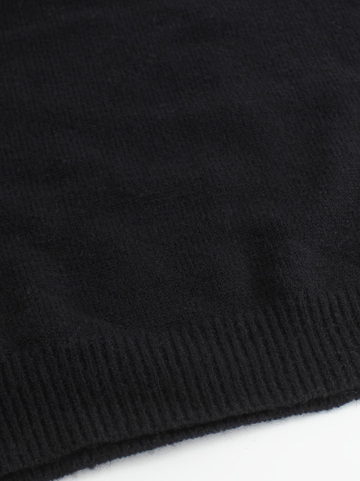 Eloise | Striped Ribbed Round Neck Sweater