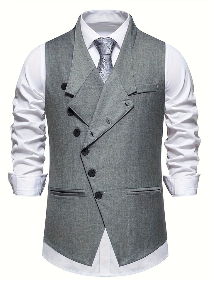 Chandler | Tailored Slant-Button Vest
