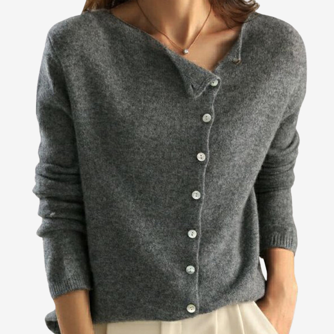 Evelina | Refined Button-Front Cardigan