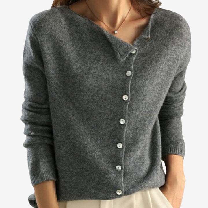 Evelina | Refined Button-Front Cardigan