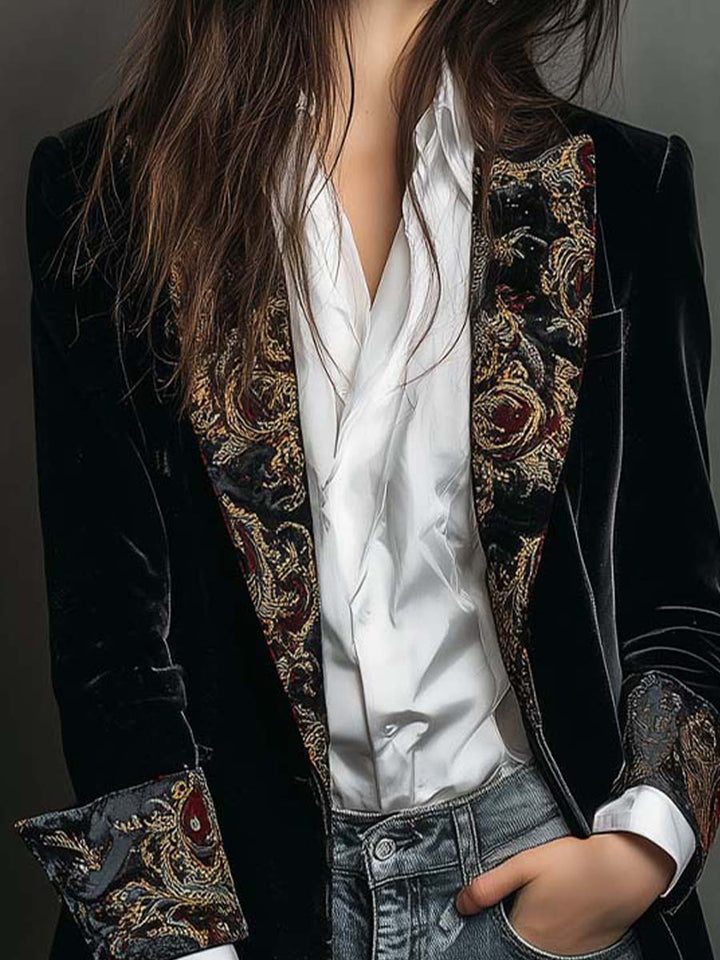 Regina | Ornate Longline Blazer